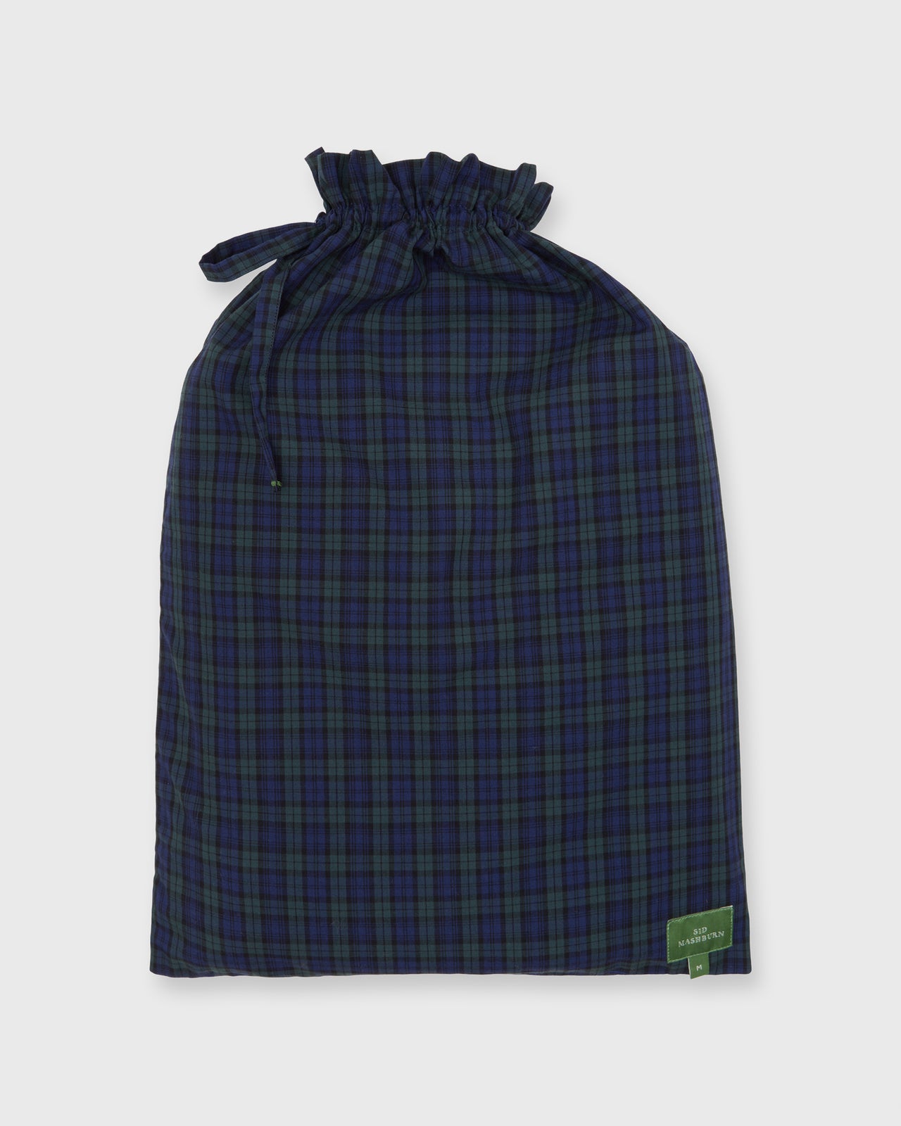 Pajama Set in Navy Blackwatch Tartan Poplin