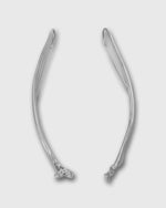 Load image into Gallery viewer, Rattlesnake Rib Earrings in Sterling Silver
