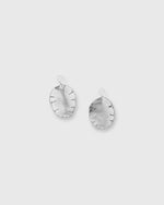 Load image into Gallery viewer, Lunaria Seed Pod Earrings in Alpaca
