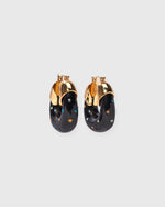 Load image into Gallery viewer, Organic Hoop Earrings in Studded Onyx
