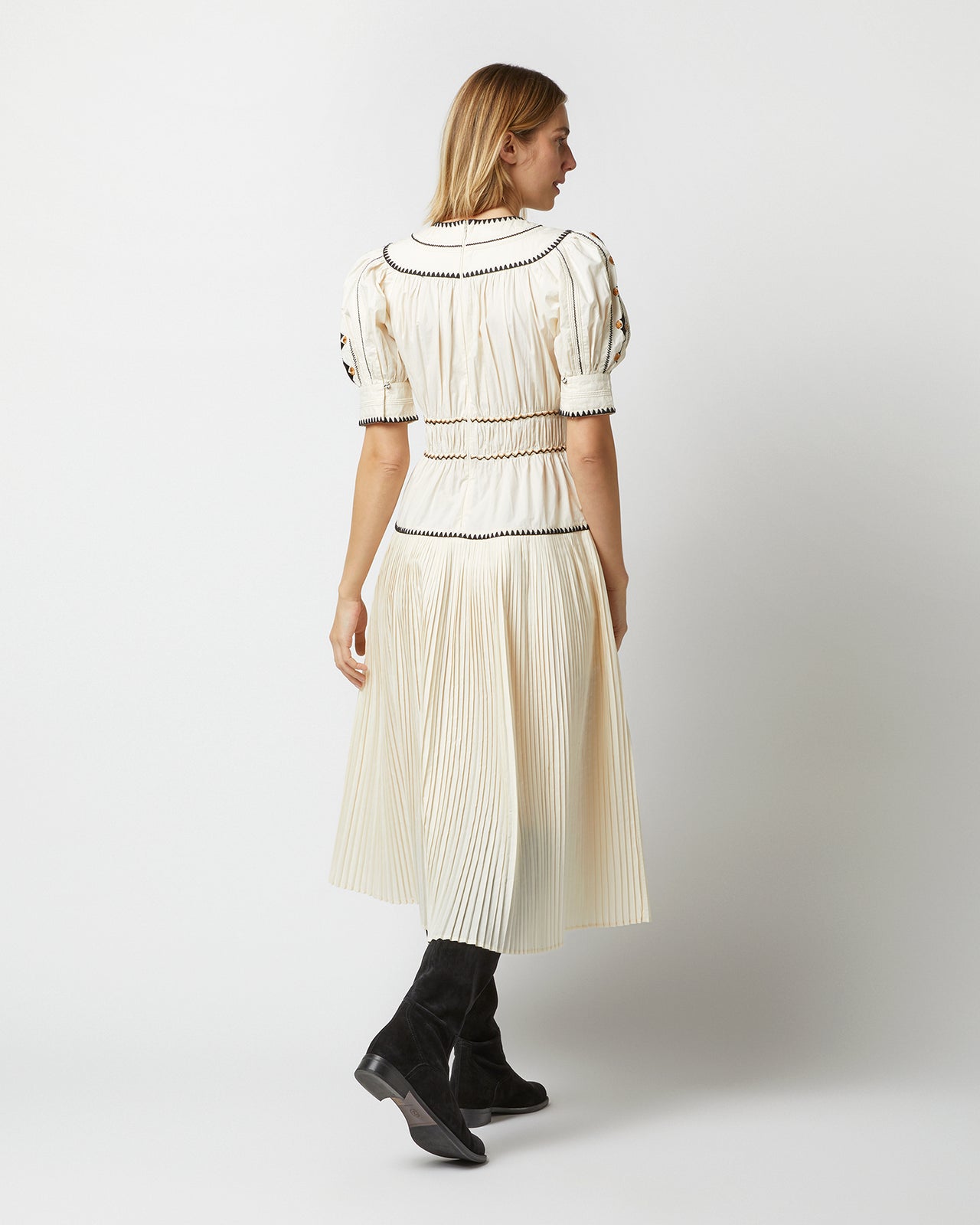 Harriet Dress in Ivory