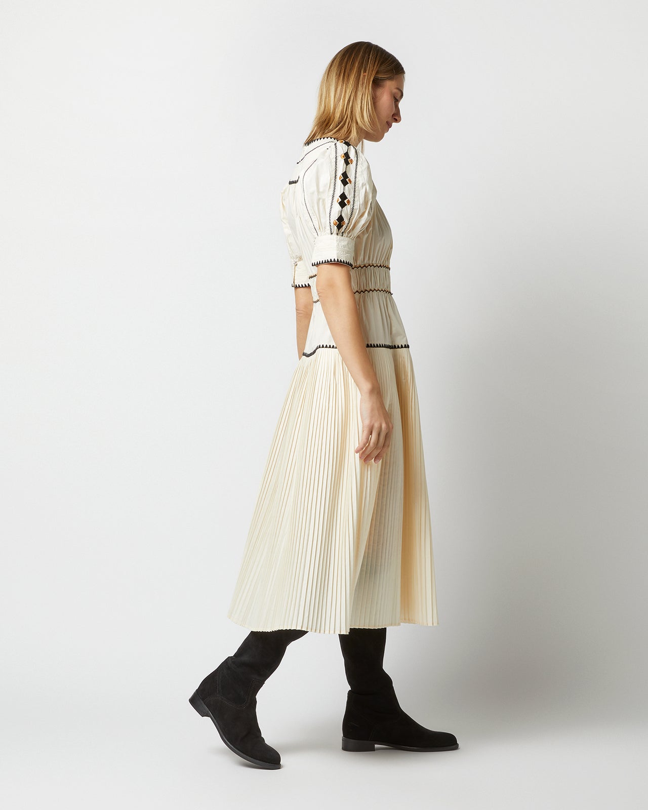 Harriet Dress in Ivory