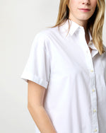 Load image into Gallery viewer, Agnes Shirt in White Poplin
