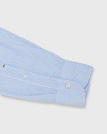 Load image into Gallery viewer, Otto Handmade Sport Shirt in Blue/White Bengal Stripe Cotolino
