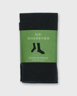 Load image into Gallery viewer, Over-The-Calf Dress Socks in Navy/Olive Dot Extra Fine Merino
