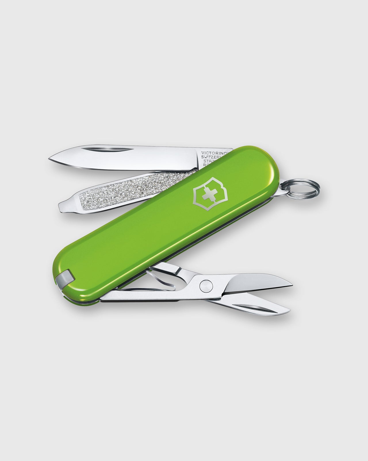 Swiss Army Knife in Smashed Avocado
