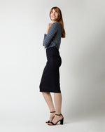 Load image into Gallery viewer, Pull-On Skirt in Indigo Stretch Denim
