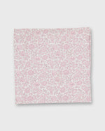 Load image into Gallery viewer, Hand-Rolled Cotton Print Pocket Square in Pink D'Anjo Coast Liberty Poplin
