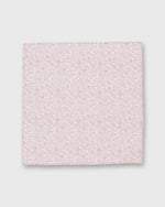 Load image into Gallery viewer, Hand-Rolled Cotton Print Pocket Square in Pink D'Anjo Coast Liberty Poplin
