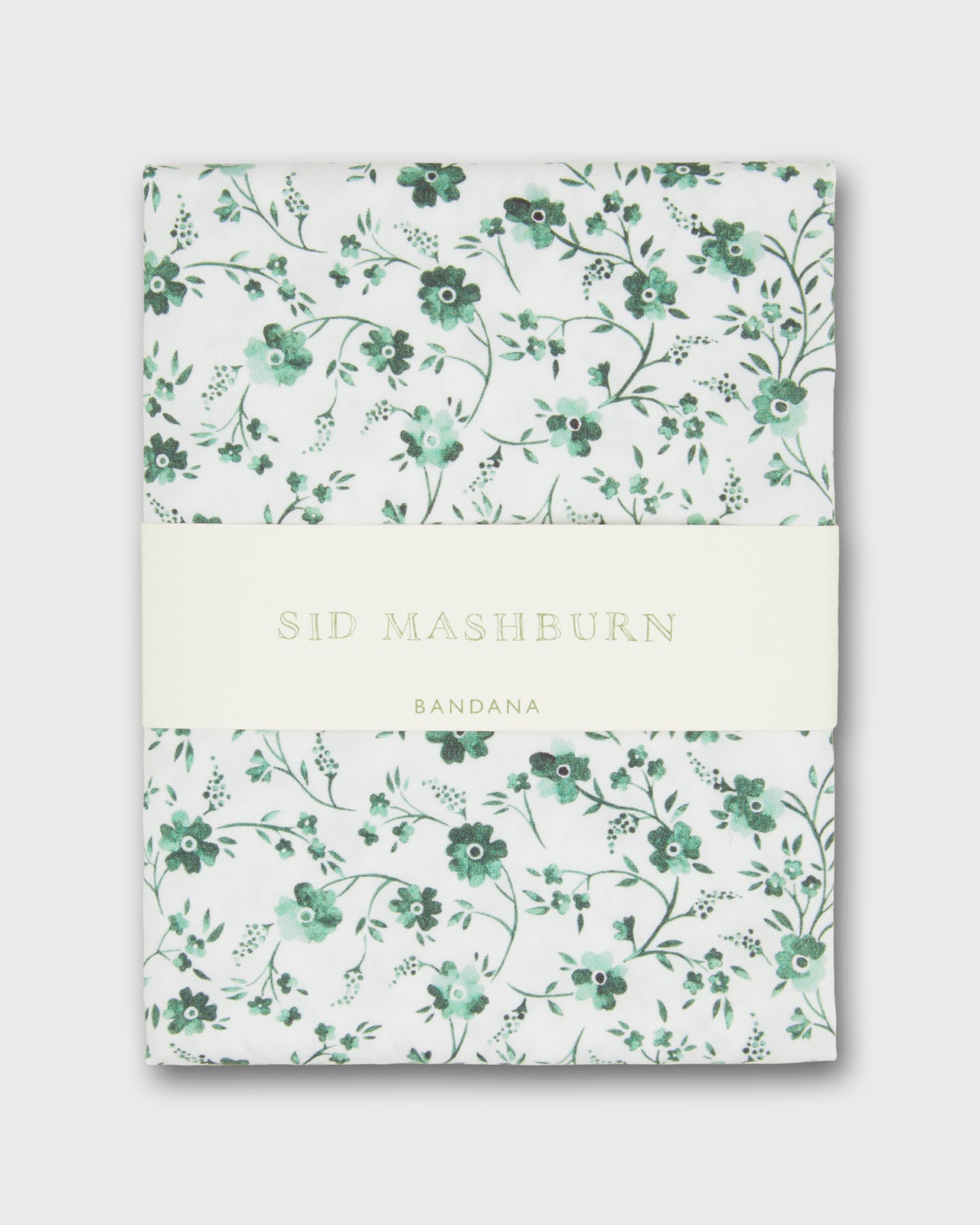 Bandana in Green Indigo Berry Liberty Fabric