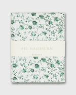 Load image into Gallery viewer, Bandana in Green Indigo Berry Liberty Fabric
