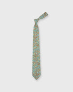 Load image into Gallery viewer, Silk Print Tie in Sage/Periwinkle/Salmon Floral
