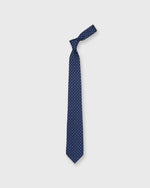 Load image into Gallery viewer, Silk Print Tie in Navy/Sky Multi Flower
