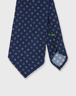 Load image into Gallery viewer, Silk Print Tie in Navy/Sky Multi Flower

