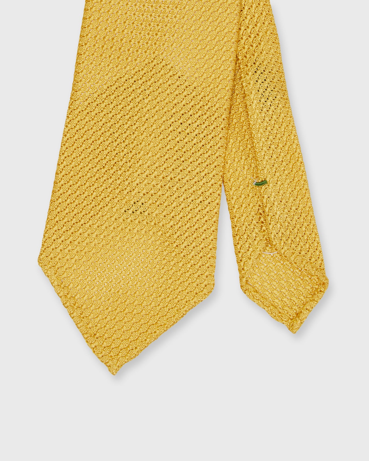 Silk Grosso Grenadine Tie in Gold