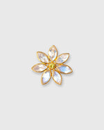 Load image into Gallery viewer, Small Gabrielle Pendant in Rainbow Moonstone/Yellow Sapphire
