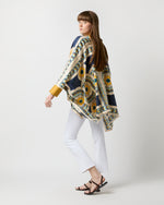 Load image into Gallery viewer, Foulard Shirt in Blue Mudejar Placée Silk Twill
