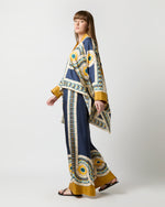 Load image into Gallery viewer, Foulard Shirt in Blue Mudejar Placée Silk Twill
