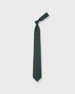 Load image into Gallery viewer, Silk Print Tie in Hunter/Sky Pinwheel
