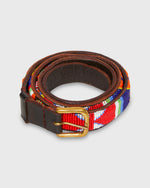 Load image into Gallery viewer, 1" African Fully Beaded Belt in Lakuru Multi
