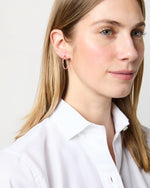 Load image into Gallery viewer, Ana Hoop Earrings in Orchid
