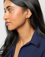 Load image into Gallery viewer, Swoop Earrings in Green
