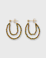 Load image into Gallery viewer, Swoop Earrings in Green
