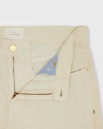 Load image into Gallery viewer, Slim Straight 5-Pocket Pant in Bone Garment-Dyed Corduroy
