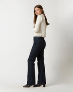 Load image into Gallery viewer, Sloane Trouser Jean in Dark Indigo Stretch Denim
