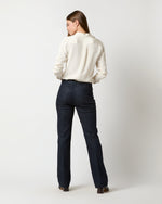 Load image into Gallery viewer, Sloane Trouser Jean in Dark Indigo Stretch Denim
