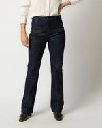 Load image into Gallery viewer, Sloane Trouser Jean in Dark Indigo Stretch Denim
