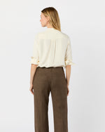 Load image into Gallery viewer, Marigold Blouse in Ivory Silk Crepe de Chine
