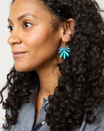 Load image into Gallery viewer, Ocean Bambu Earrings in Blue/Green
