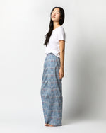 Load image into Gallery viewer, Pajama Pant in Blue Multi Strawberry Thief Liberty Fabric
