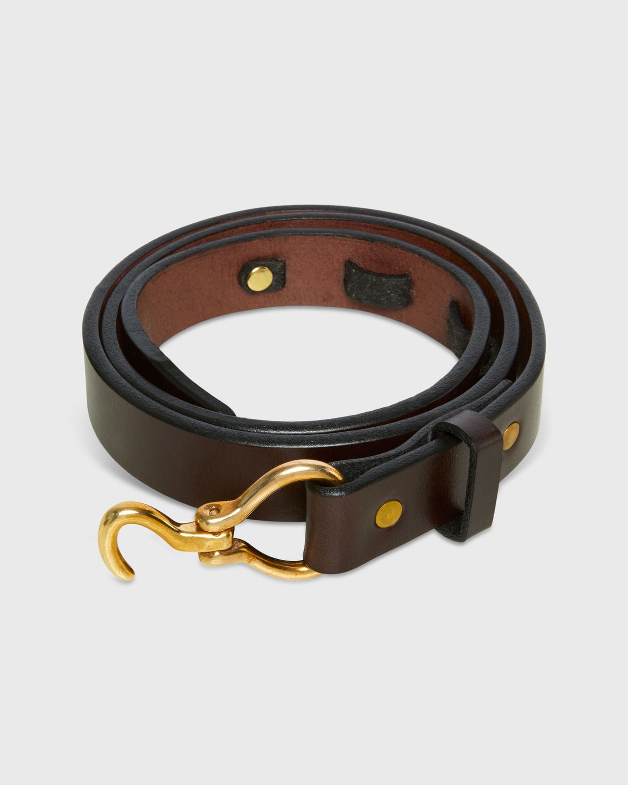 1" Hoof Pick Belt in Brown Havana Bridle