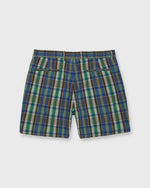 Load image into Gallery viewer, Field Short in Riviera/Green/Yellow Madras
