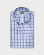 Load image into Gallery viewer, Button-Down Sport Shirt in Blue/Navy Tattersall Oxford
