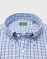 Load image into Gallery viewer, Button-Down Sport Shirt in Blue/Navy Tattersall Oxford
