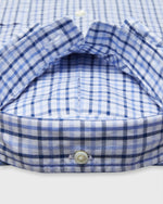 Load image into Gallery viewer, Button-Down Sport Shirt in Blue/Navy Tattersall Oxford
