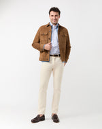 Load image into Gallery viewer, Work Jacket in Tobacco Suede
