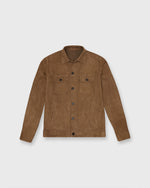 Load image into Gallery viewer, Work Jacket in Tobacco Suede
