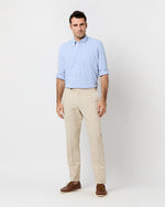 Load image into Gallery viewer, Knit Button-Down Popover Shirt in Sky Oxford Pima Pique
