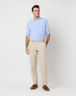 Load image into Gallery viewer, Knit Button-Down Popover Shirt in Sky Oxford Pima Pique
