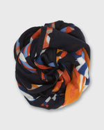 Load image into Gallery viewer, Jean Lou Square Scarf in Navy
