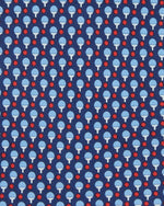 Load image into Gallery viewer, Silk Print Tie in Navy/Red Ping Pong
