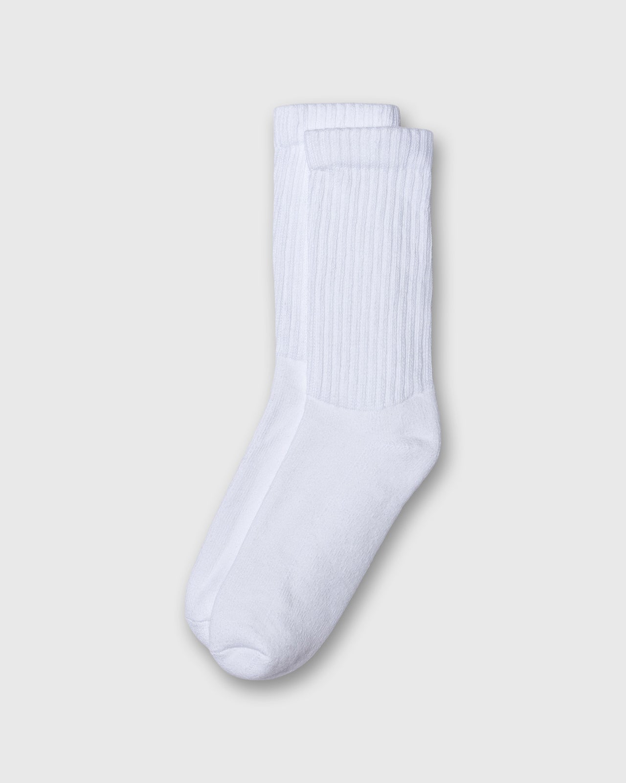 The Solids Socks in White