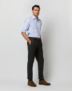 Load image into Gallery viewer, Spread Collar Dress Shirt in Blue Stripe End-On-End
