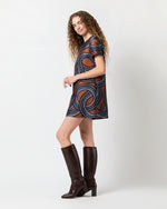 Load image into Gallery viewer, Mini Swing Dress in Montecarlo Jacquard
