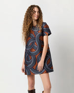 Load image into Gallery viewer, Mini Swing Dress in Montecarlo Jacquard
