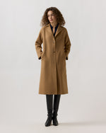 Load image into Gallery viewer, Caterina Coat in Camel Double-Faced Melton
